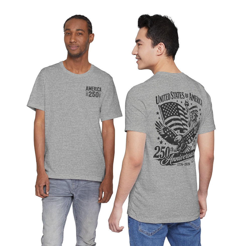 Thumbnail: America 250 Front/Back Adult