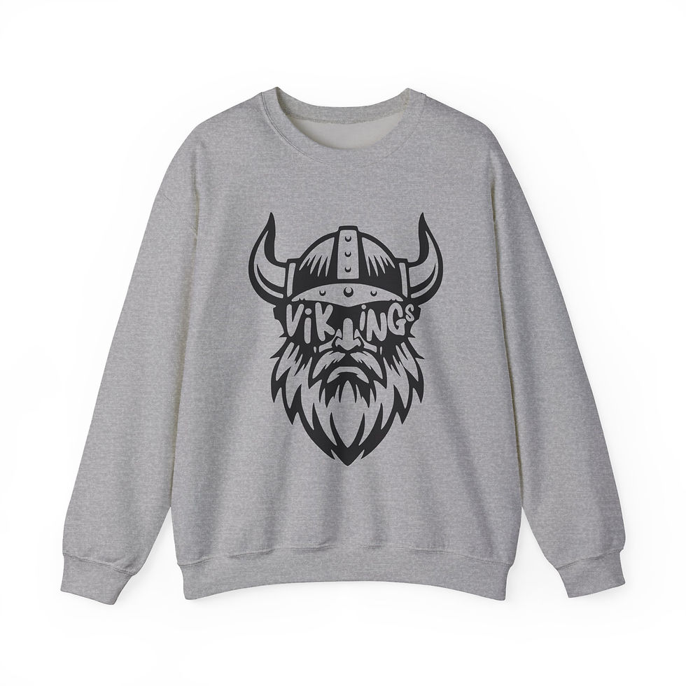 Vikings Sunglasses Crewneck Adult
