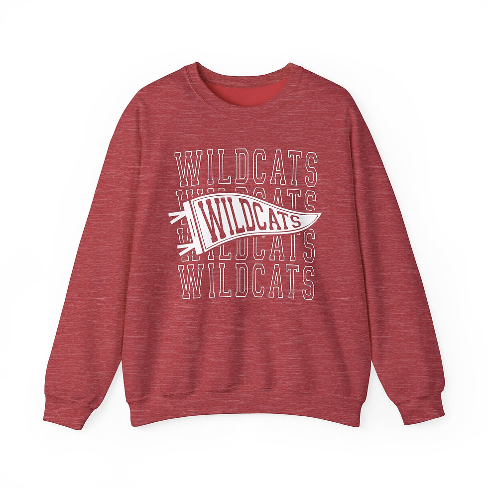 Thumbnail: Wildcats pennant crewneck adult