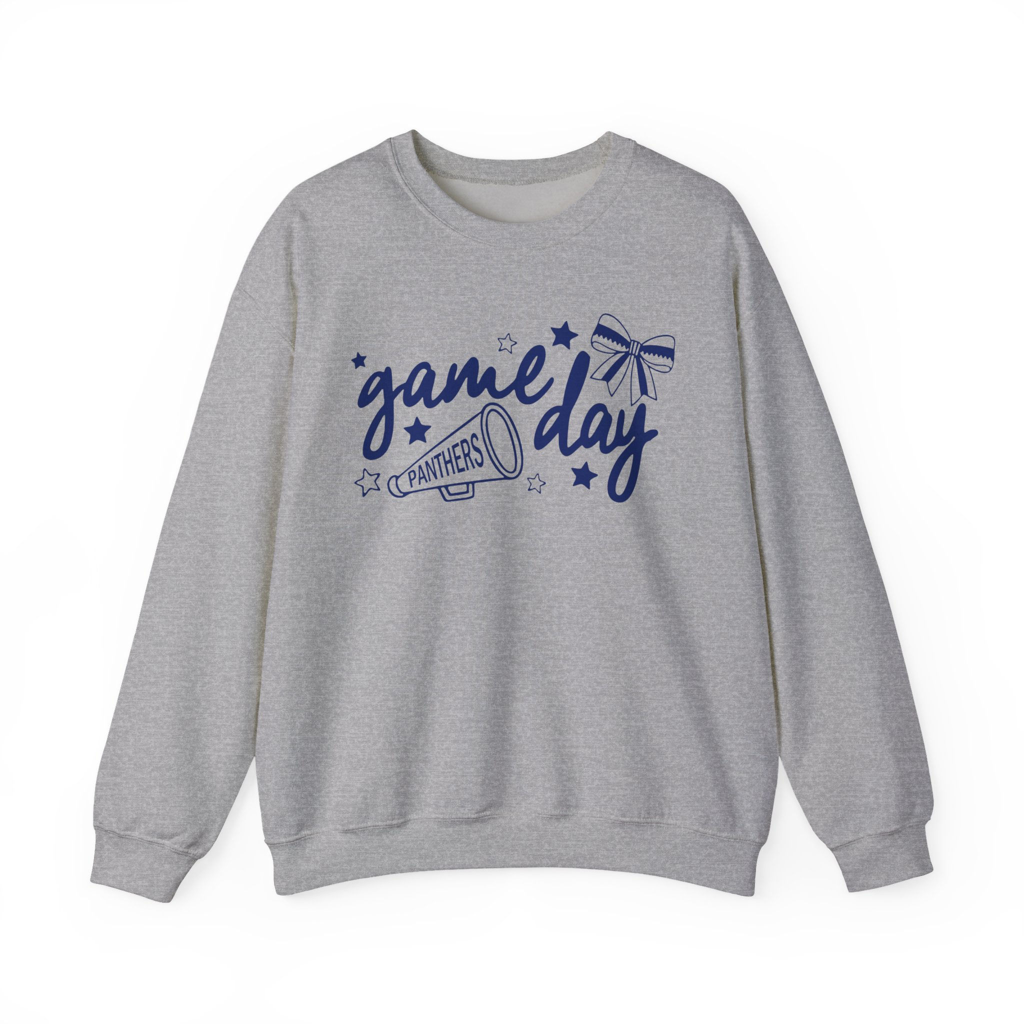 Game Day Panthers Doodles Front/Back Crewneck Adult