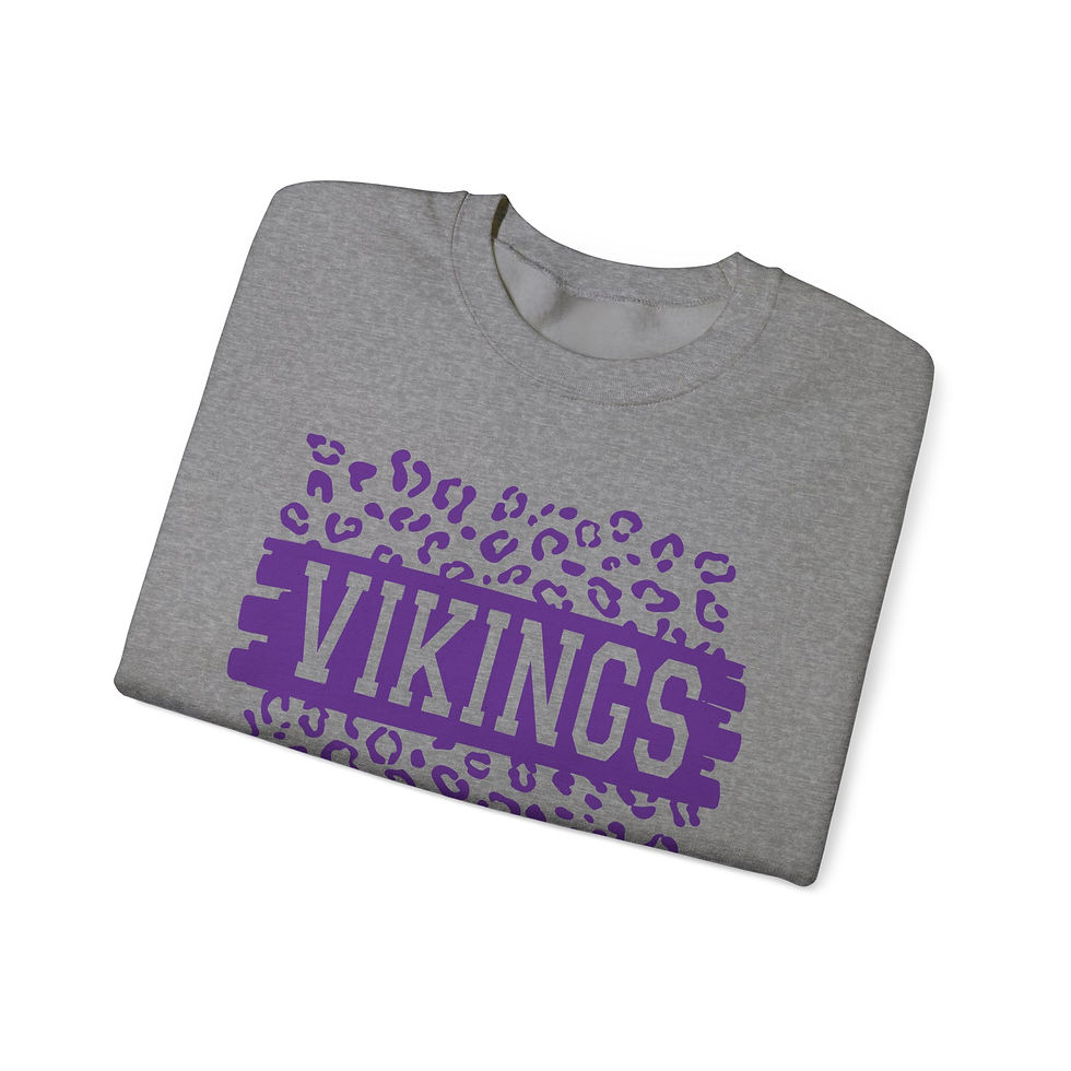 Thumbnail: Vikings Leopard Crewneck Adult
