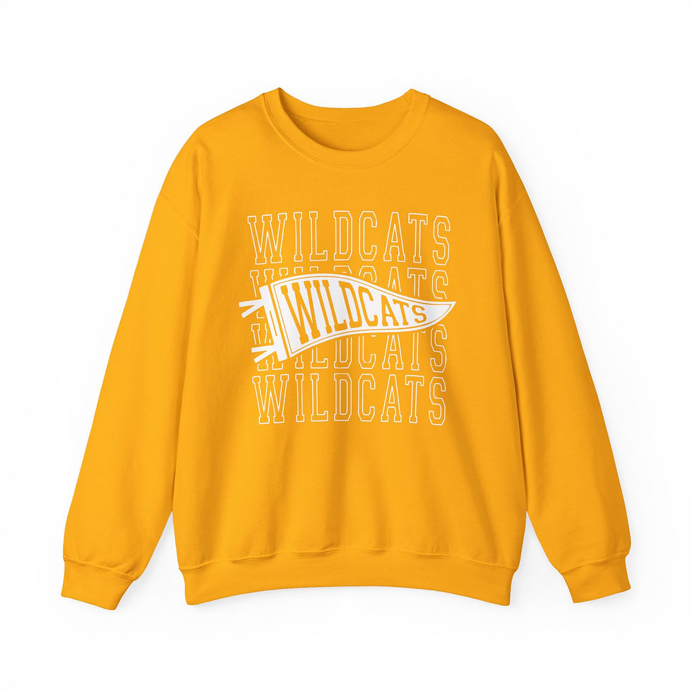 Thumbnail: Wildcats pennant crewneck adult