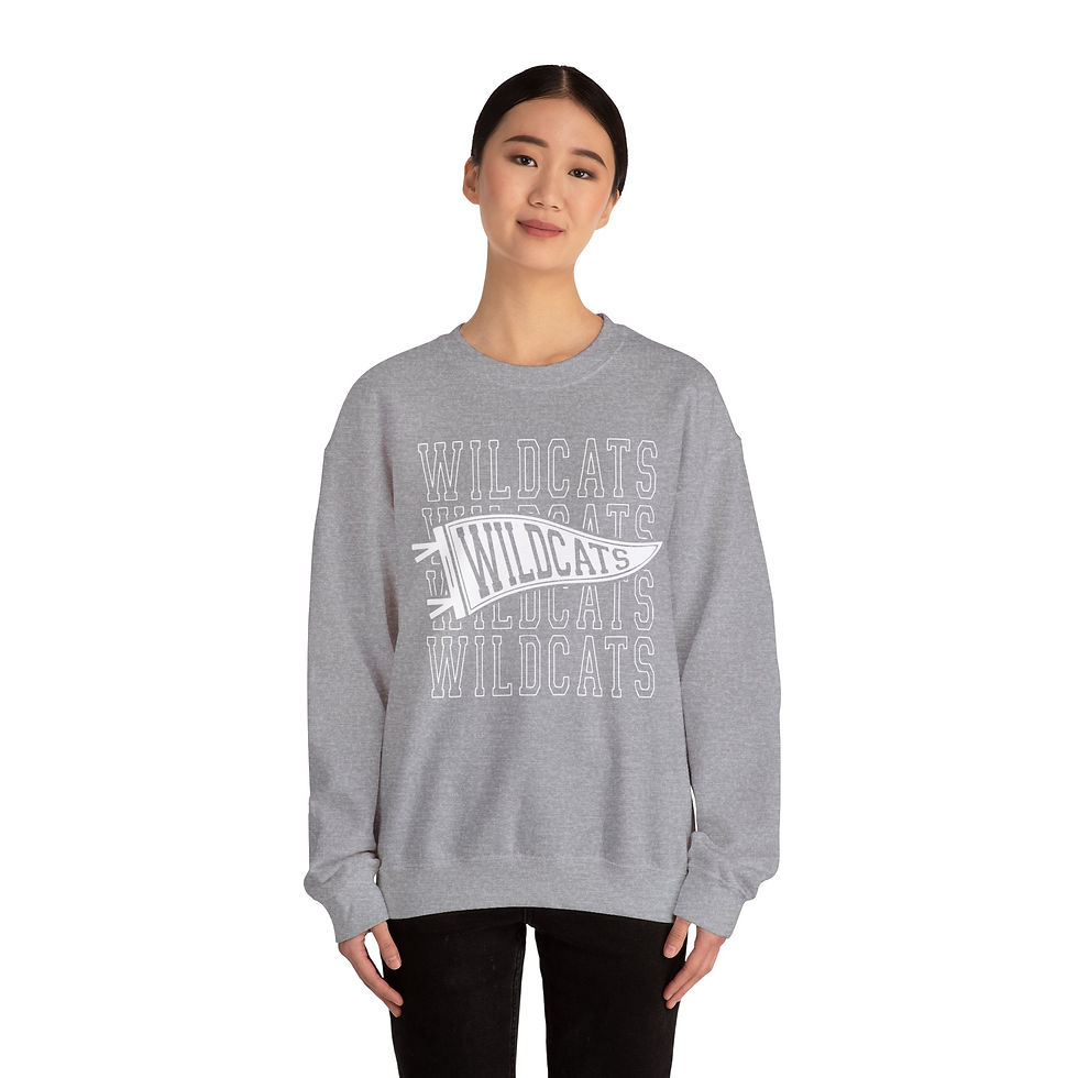 Thumbnail: Wildcats pennant crewneck adult