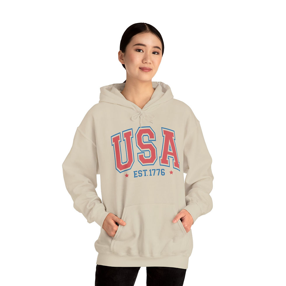 Thumbnail: USA Hoodie Adult