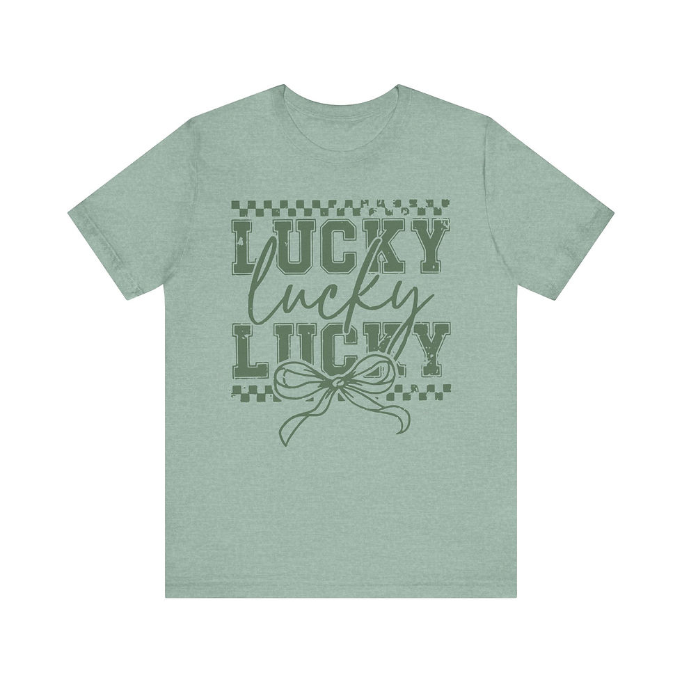 Thumbnail: Lucky Checkers Bow Adult