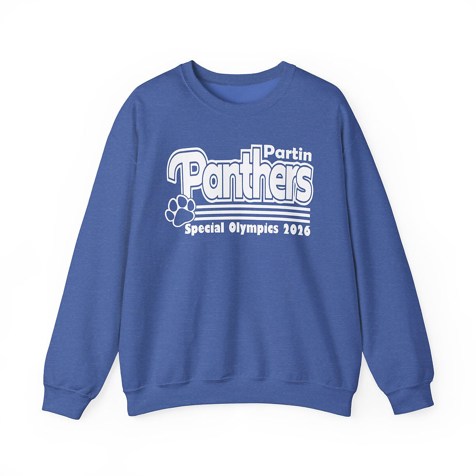 Thumbnail: Partin Panthers Special Olympics Crewneck Adult