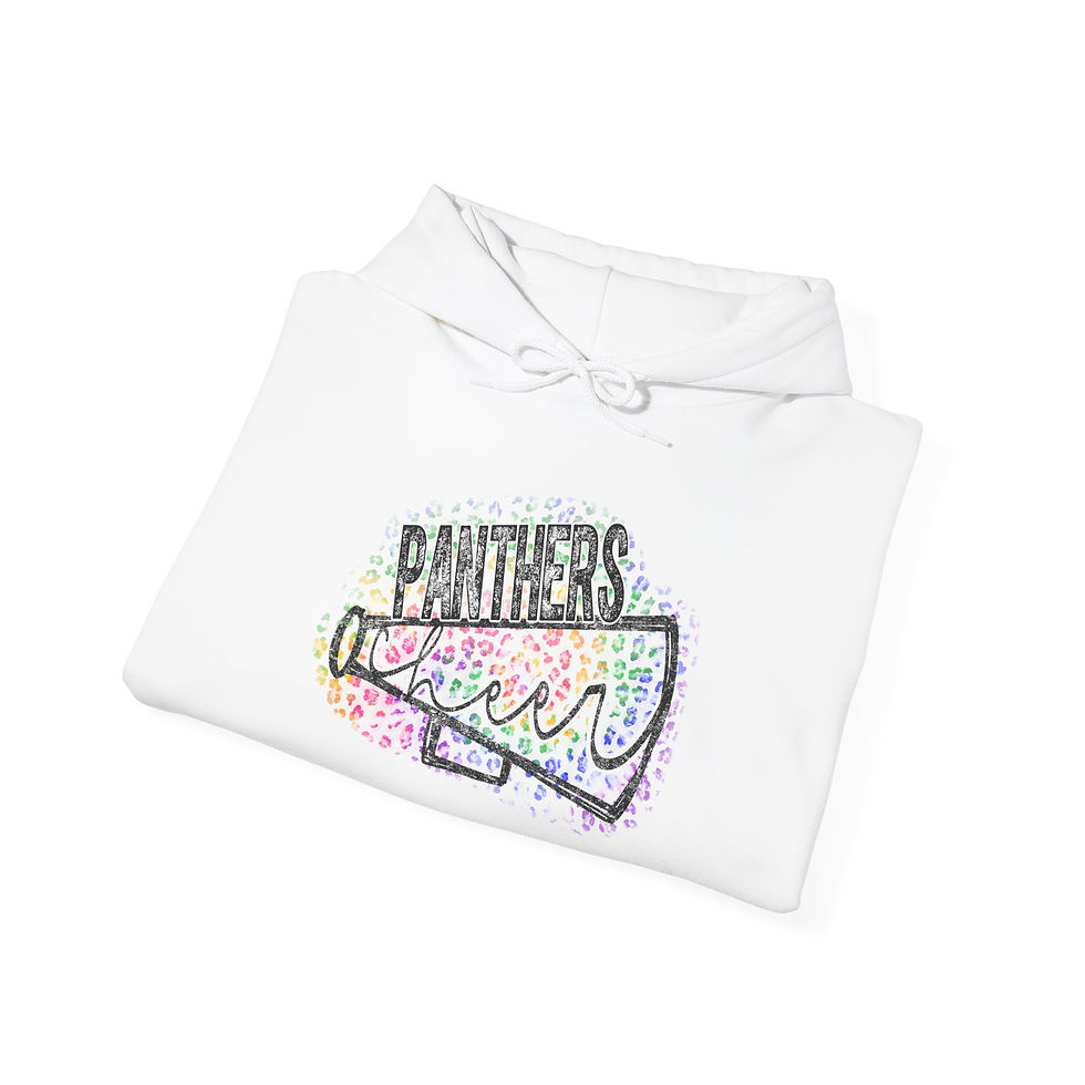 Thumbnail: Panthers Color Burst Cheer Hoodie Adult