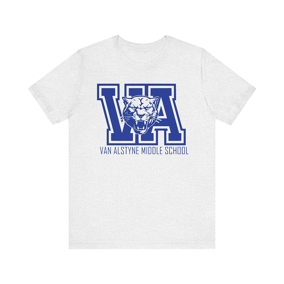 Thumbnail: VA Van Alstyne Middle School panther mascot adult
