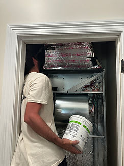 New AC unit install in closet