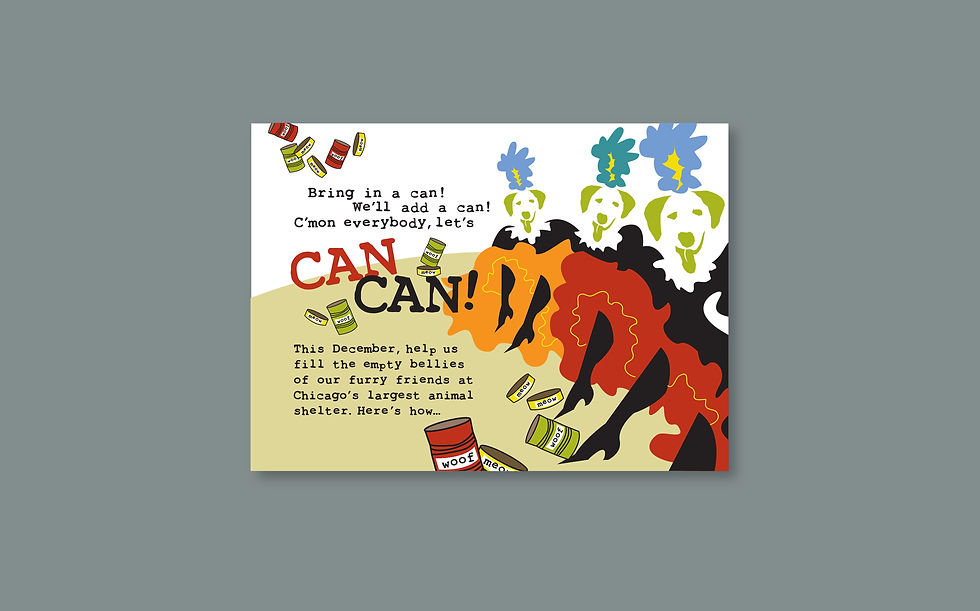 Pet food drive campaign