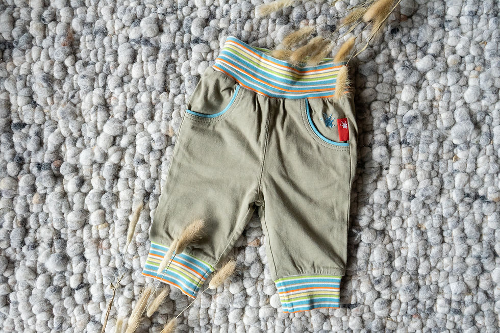 Produktbilder einer neuen Kollektion von Kindermode der Marke Sigikid  