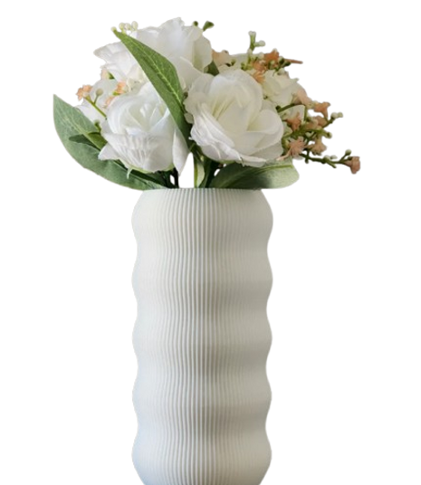 Vase ondulé