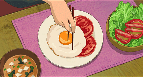 Image result for ghibli food gif