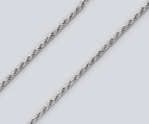 Rope Chain Necklace / Sterling Silver (Made in Italy)