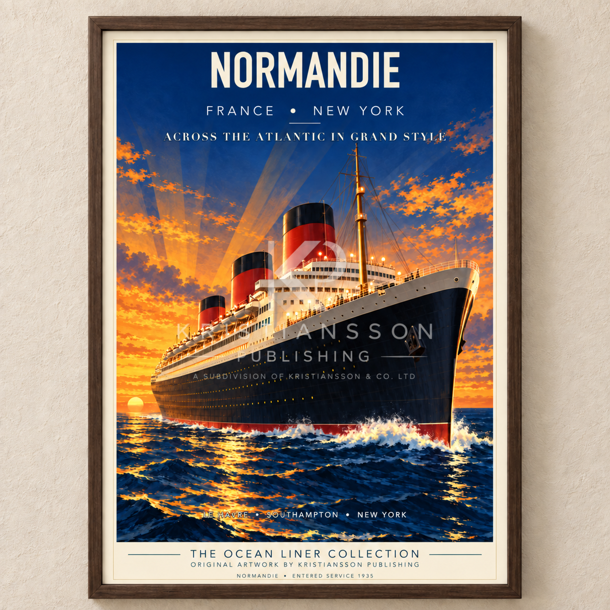 Poster - Kristiansson Collection - Normandie