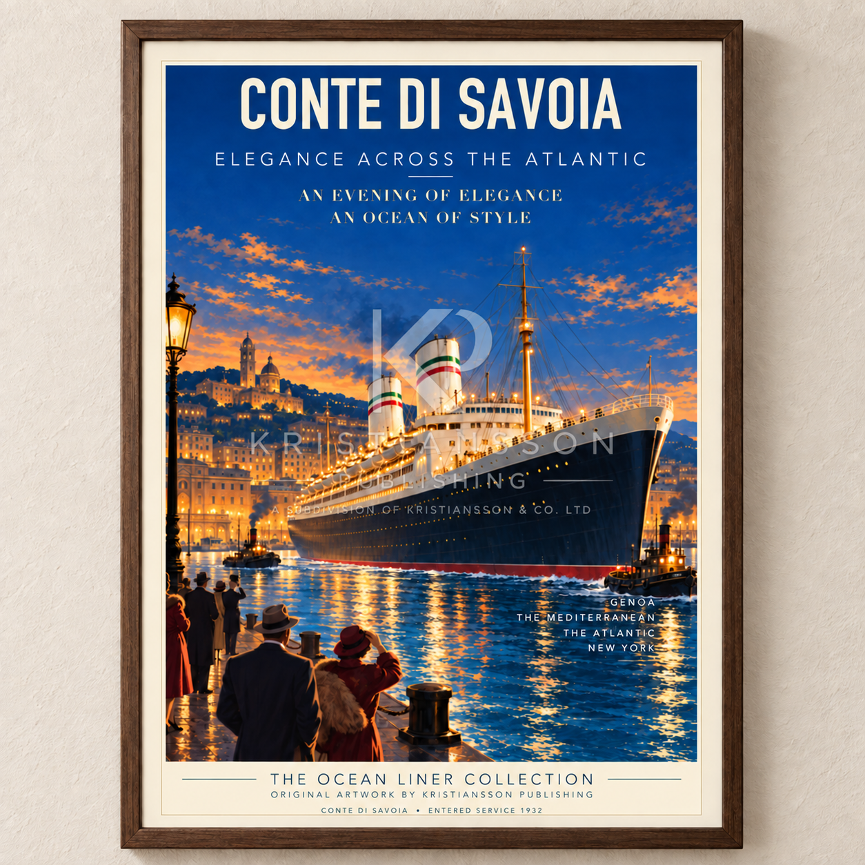 Poster - Kristiansson Collection - Conte di Savoia