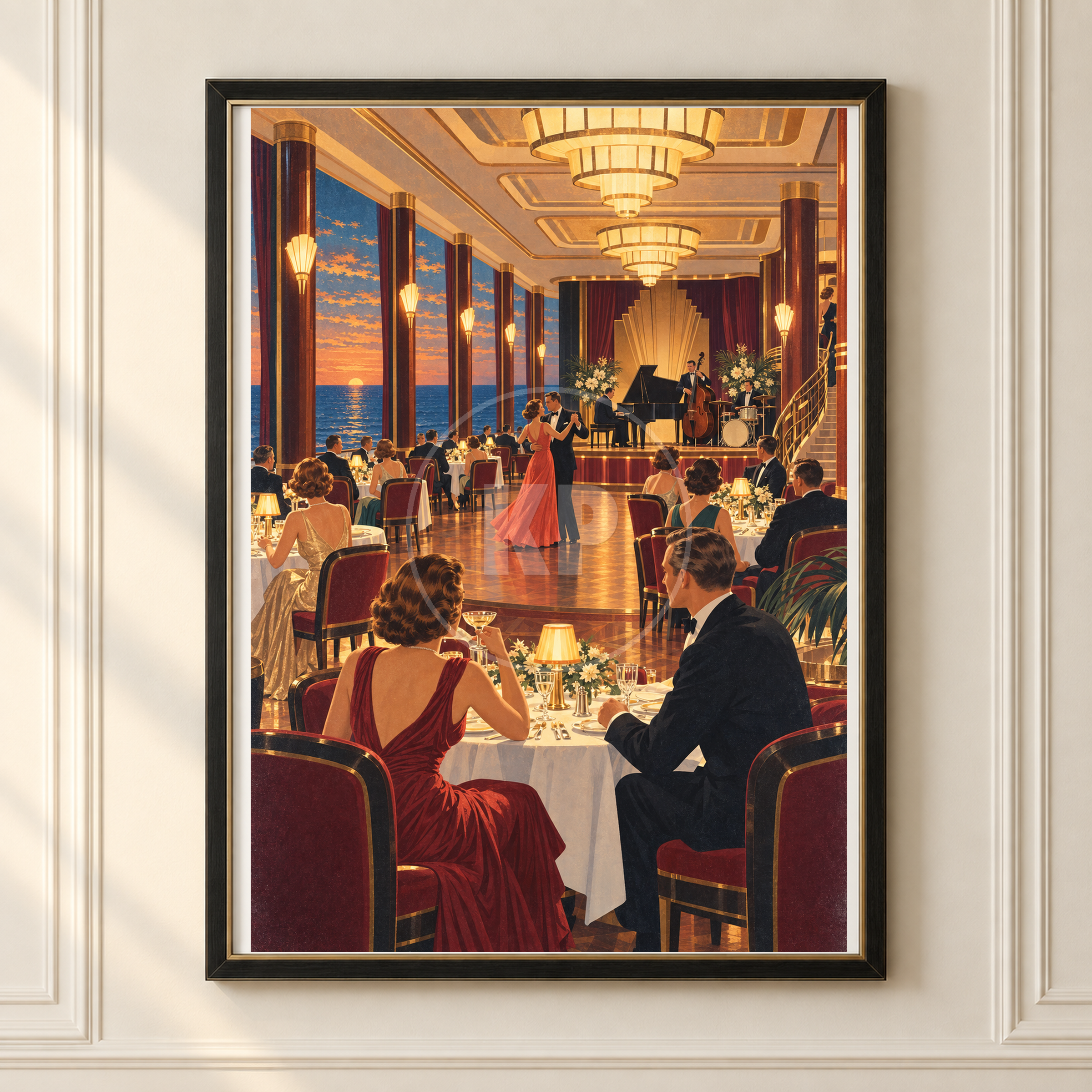 Poster - Golden Age Collection - Dining Salon