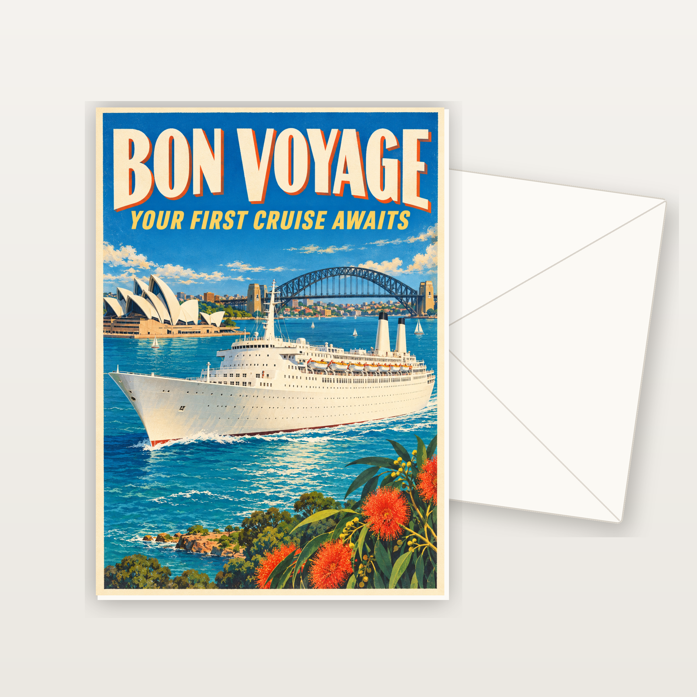 First Cruise Card - Vintage Series - Australia