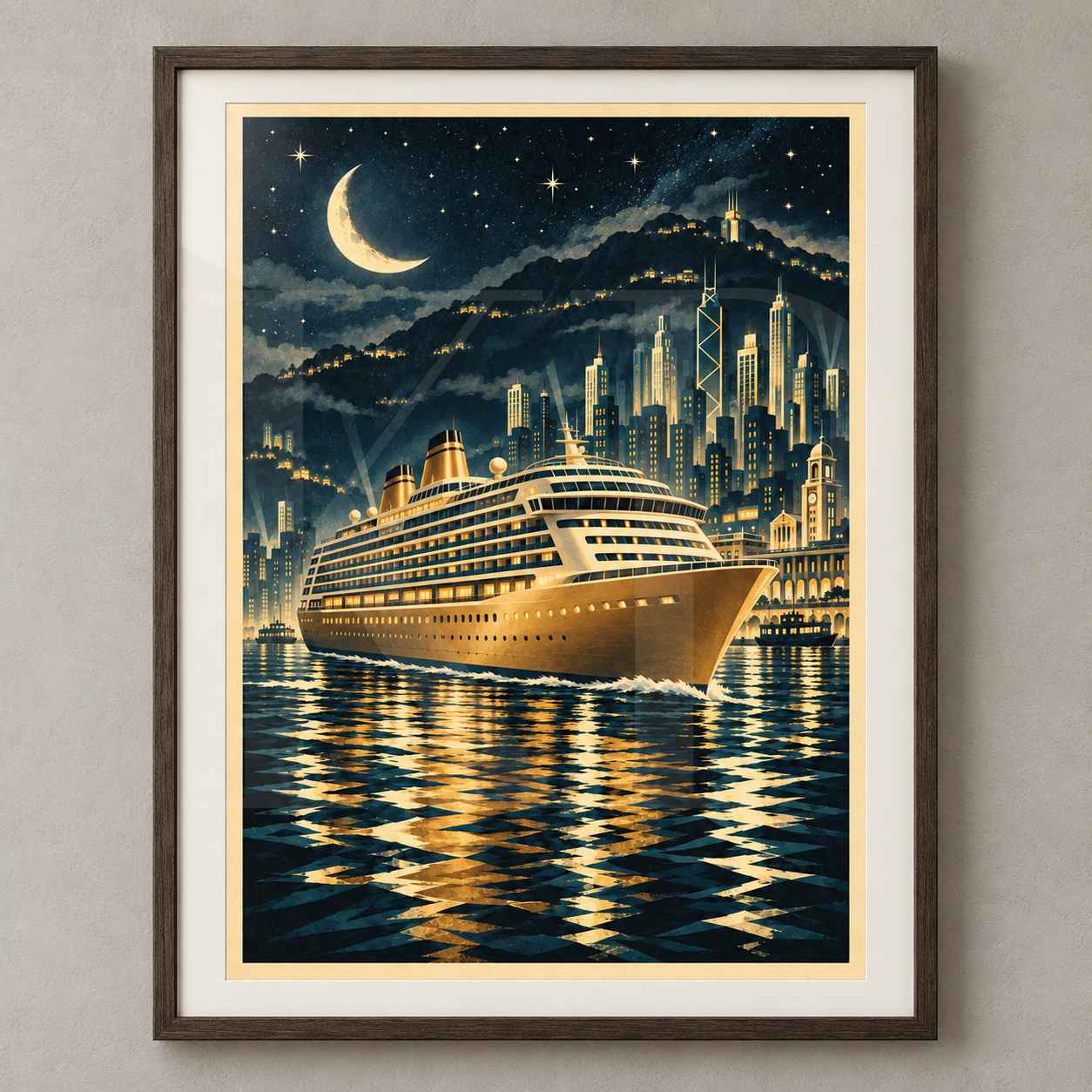 Poster - Night Collection - Hong Kong