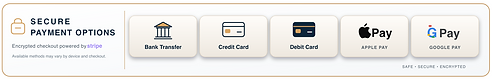 Payment Methods Accepted