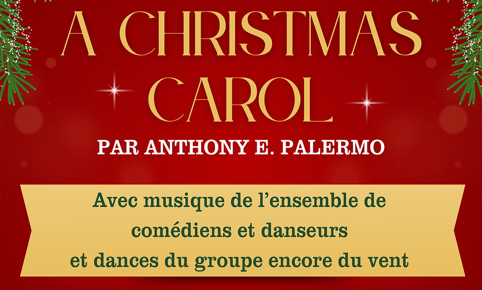 Café théâtre "A Christmas Carol"