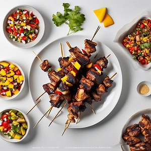 Jerk Chicken Skewers