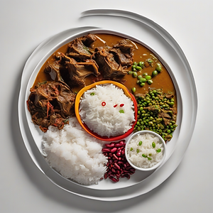 Curry Goat Platter