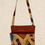 Thumbnail: Afrocentric Mini Crossbody front - brown zipper.