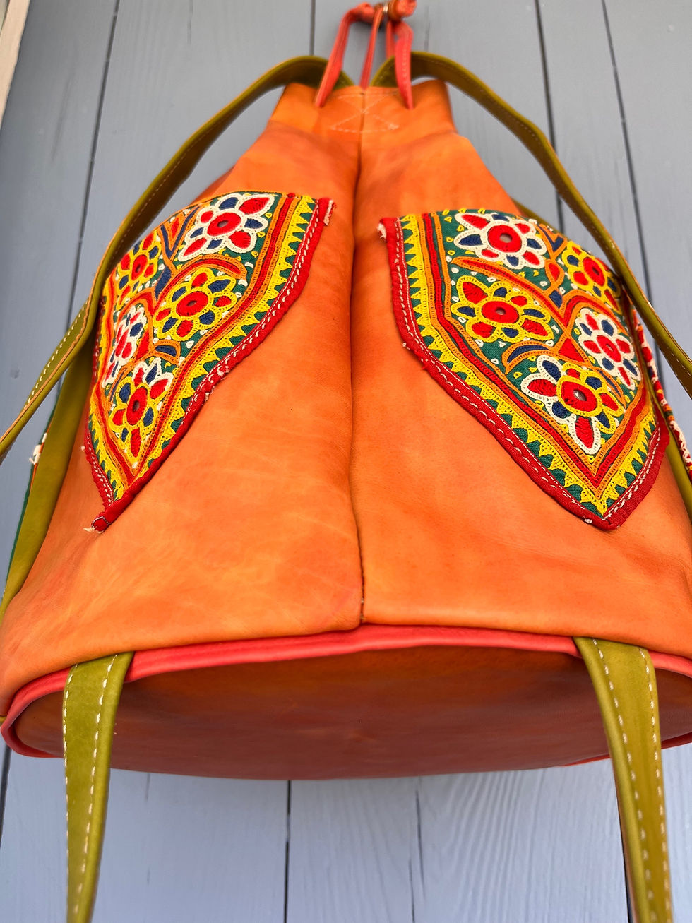 Thumbnail: Green Bomé Signature Beach Bag