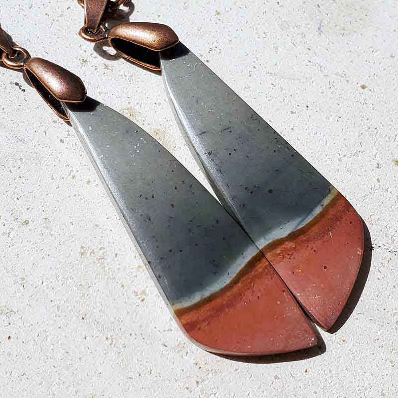 サムネイル： ランドスケープジャスパー・地平線のペンダント