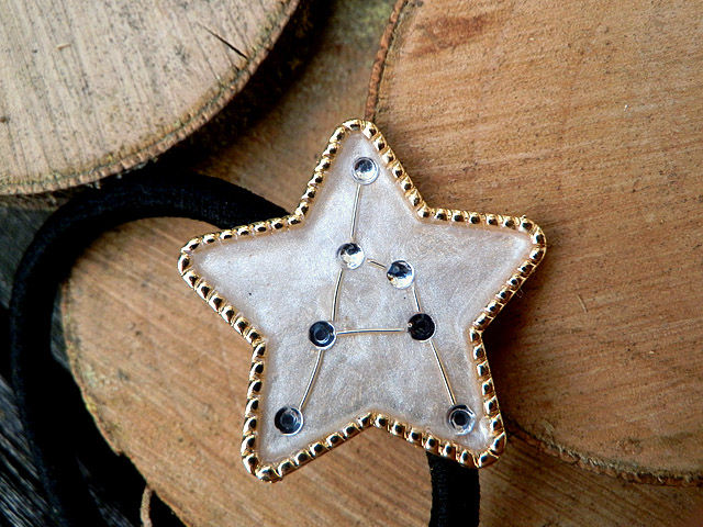 サムネイル： 星のヘアゴム！～ホワイト～牡羊座から乙女座