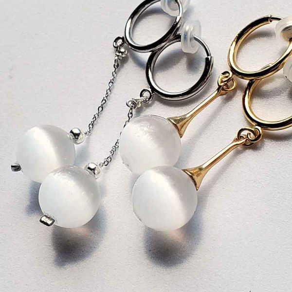 セラフィナライトイヤリング