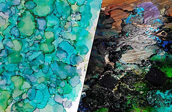 アルコールインクとユポ紙