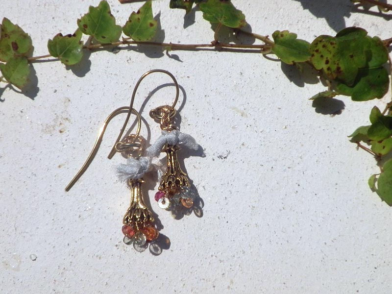 サムネイル： リゾートカラーサファイア＊エキゾチックピアス