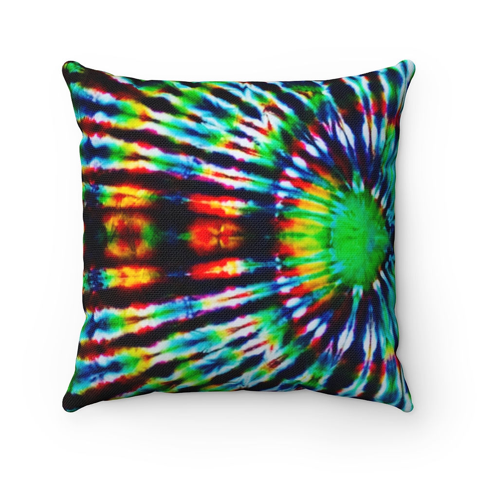 Thumbnail:  Psychedelic Square Pillow