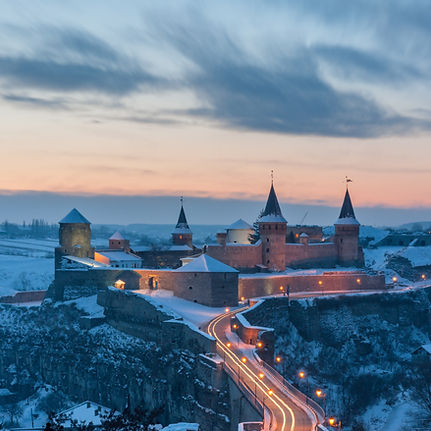 Kamianets-Podilskyi — Medieval fortress over Smotrych River, picturesque old town
