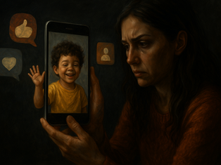 Cuidado con el “sharenting”: la exposición digital de hijos e hijas por sus padres que pone en riesgo a la niñez.