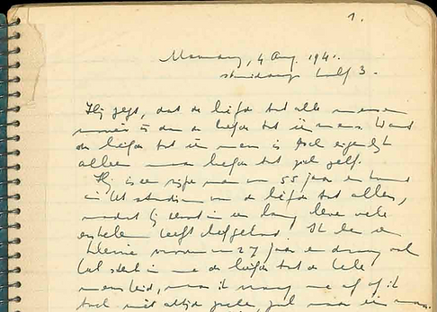 Tagebucheintrag Etty Hillesum