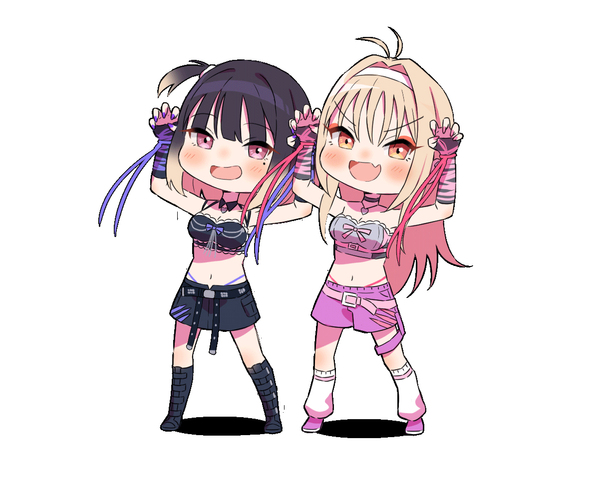 地下アイドルなめんな！_ヘッドバンキング_gifアニメーション