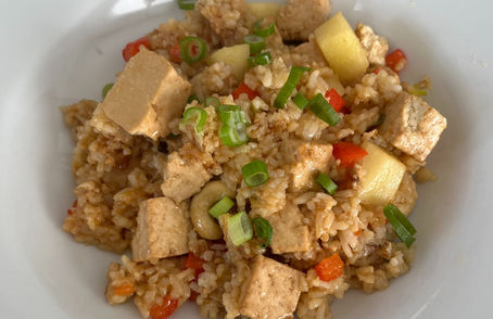 Tofu Pineapple Fried Rice