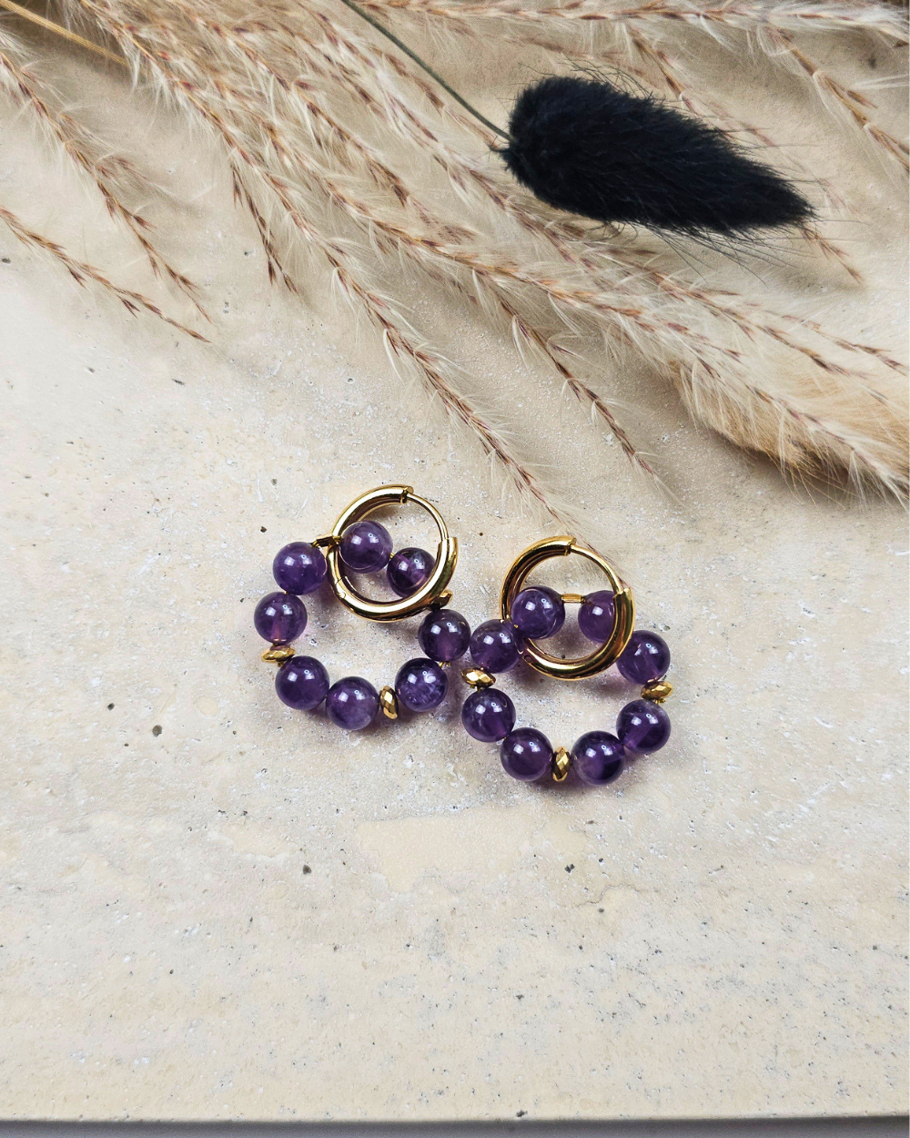 Lunara | Amethyst Ohrringe