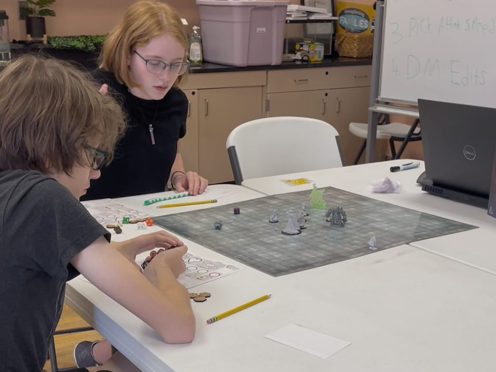 Dungeons & Dragons for Middle School Students Spring Session