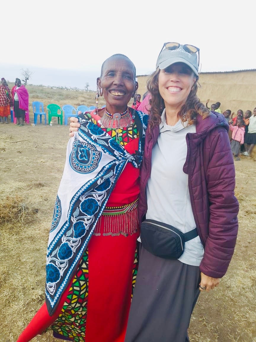 Noorantai with Stephanie, a Family Partners team member