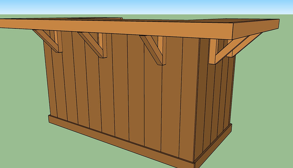 Thumbnail: Outdoor Bar Build Plans - Digital Download