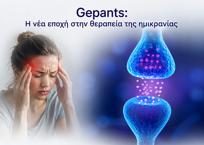 Gepants: Η νέα εποχή στην θεραπεία της ημικρανίας