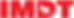 Red IMDT capital letters with the silhouette of a white dog doing a play bow in the centre of the D