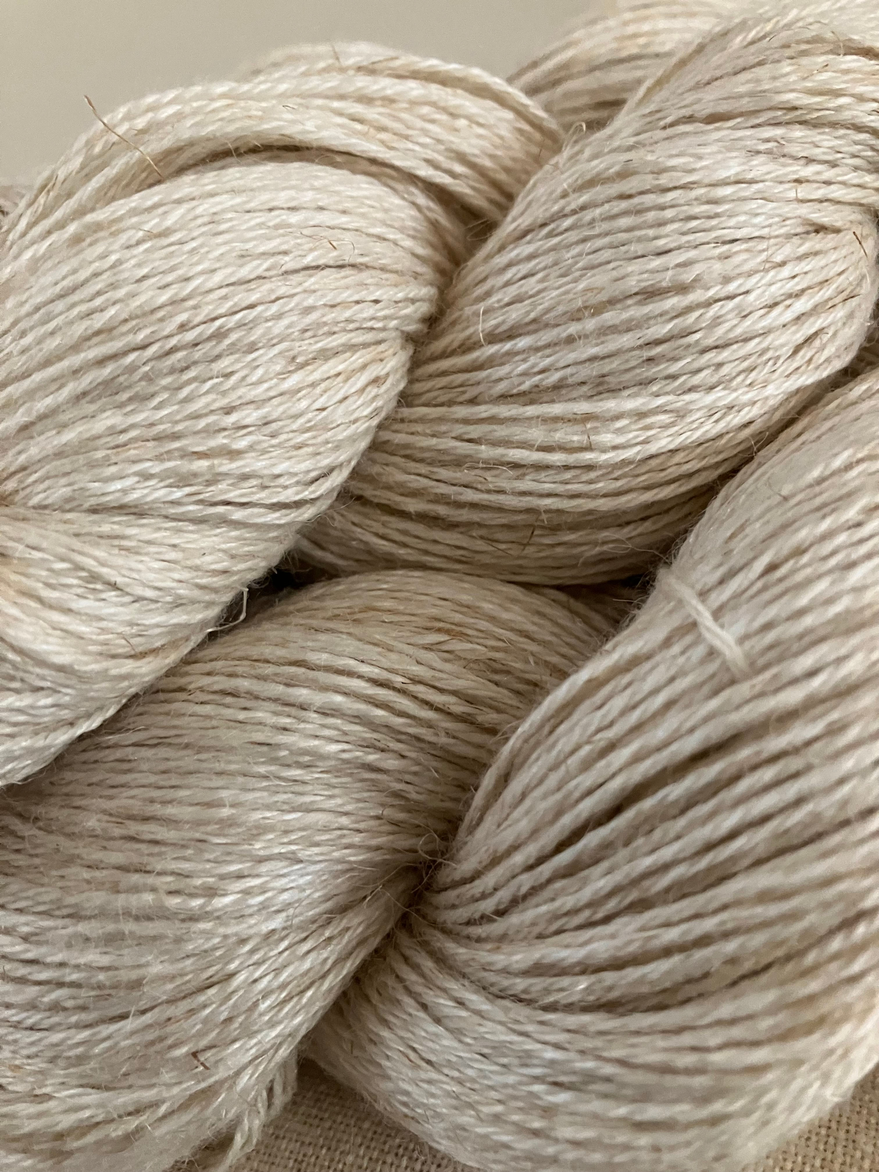 Baby Alpaca Silk and Linen Yarn | Luxe Handweaving