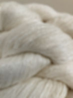 White Eri 'Peace' Silk Yarn | Luxe Handweaving