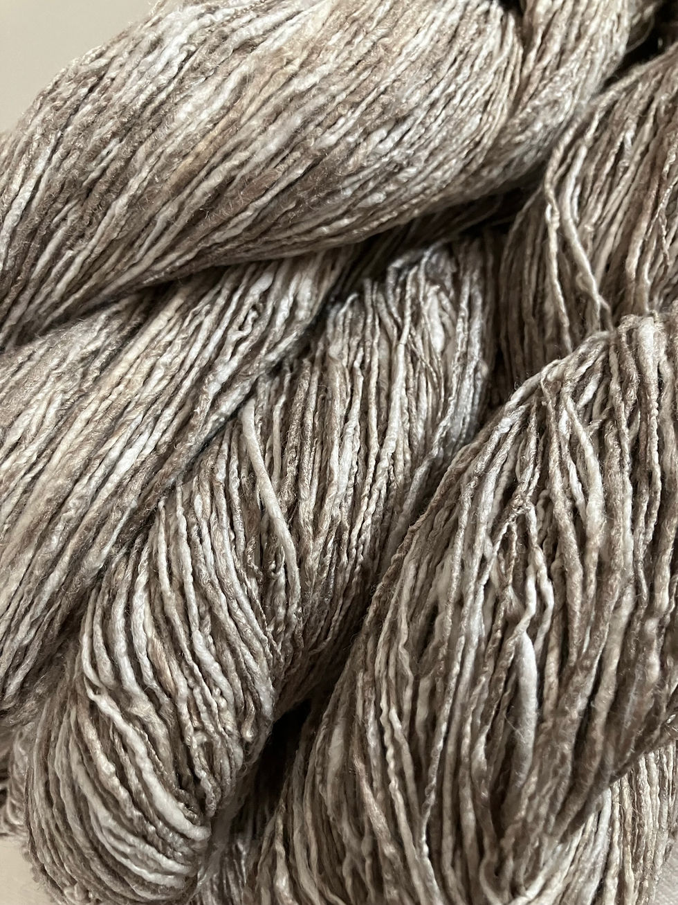 Thumbnail: Handspun Tussah and Mulberry Silk | Luxe Handweaving