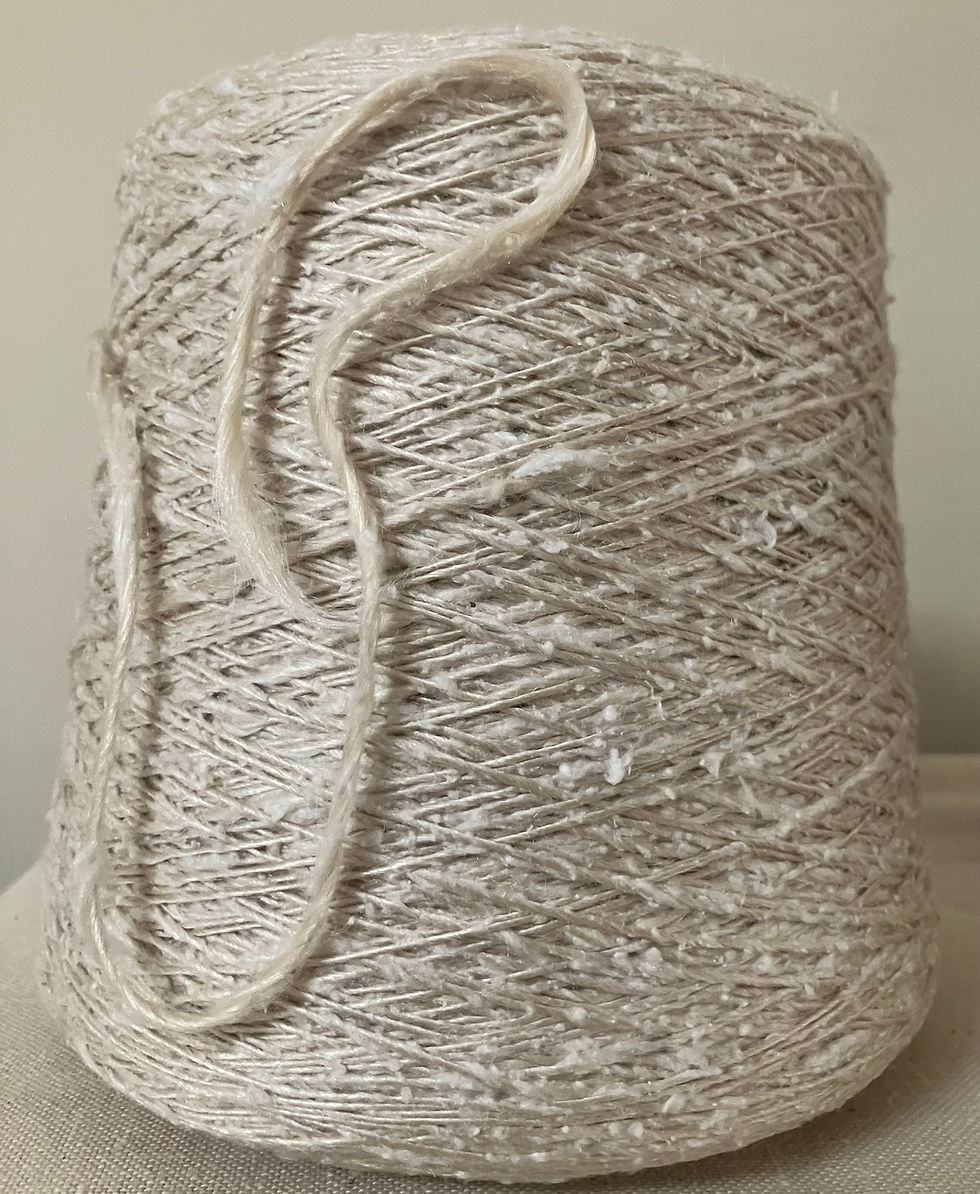 Thumbnail: Tussah Slub Silk Yarn | Luxe Handweaving